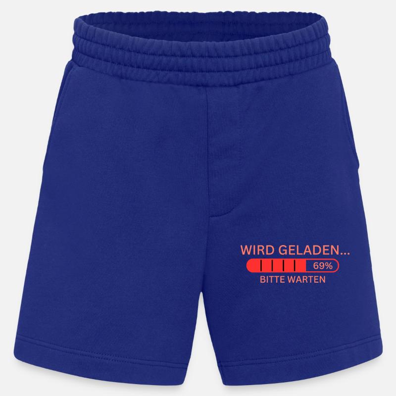 Spruch Tshirt Pullover - Heavyweight Shorts - made by SPREAD  - Iconic Blue