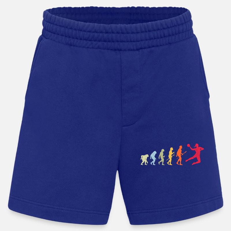 Évolution du handball - Short bio épais fabriqué en UE - Iconic Blue