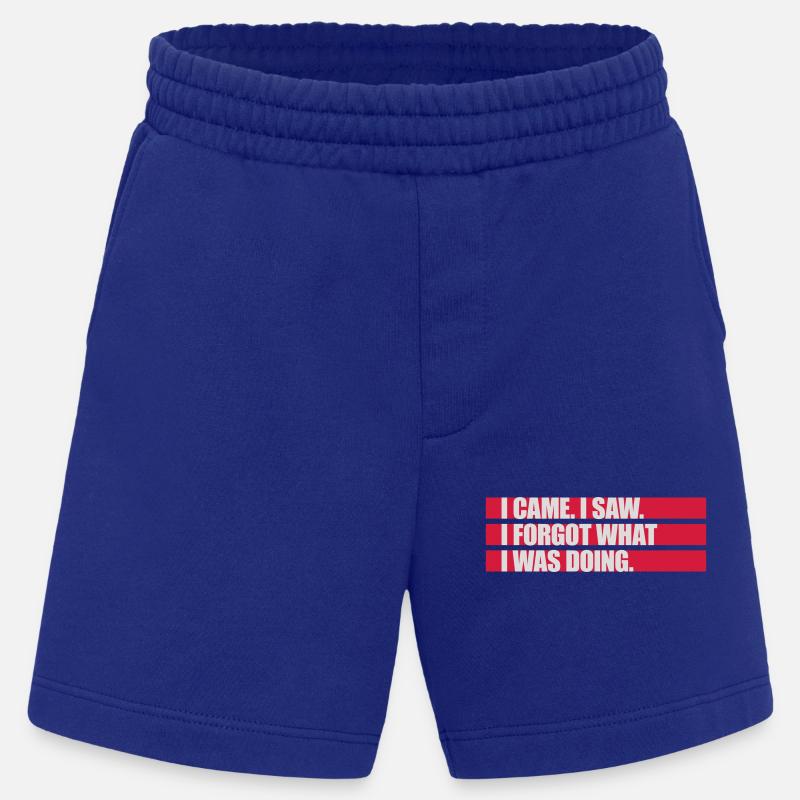 Je suis venu voir oublier - Short bio épais fabriqué en UE - Iconic Blue