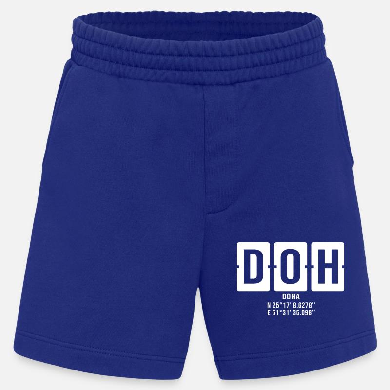 Katar Doha Doha Katar - Heavyweight Shorts - made by SPREAD - Iconic Blue