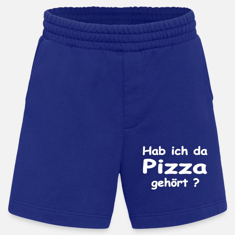 Pizza - Heavyweight Shorts - made by SPREAD  - Iconic Blue