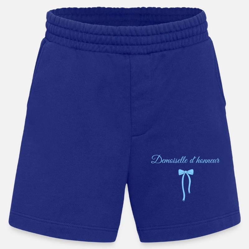 Demoiselle d’honneur noeud bleu - Short bio épais fabriqué en UE - Iconic Blue