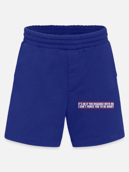 you disagree with me - Heavyweight Shorts - made by SPREAD - Iconic Blue