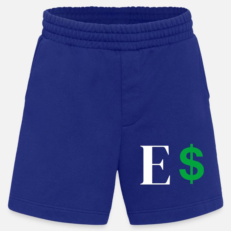 Buchstabe E Dollar - Heavyweight Shorts - made by SPREAD - Iconic Blue