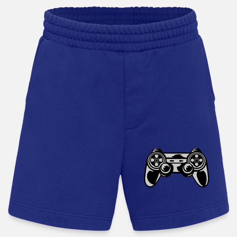 Konsole Retro Controller Gamer - Heavyweight Shorts - made by SPREAD  - Iconic Blue