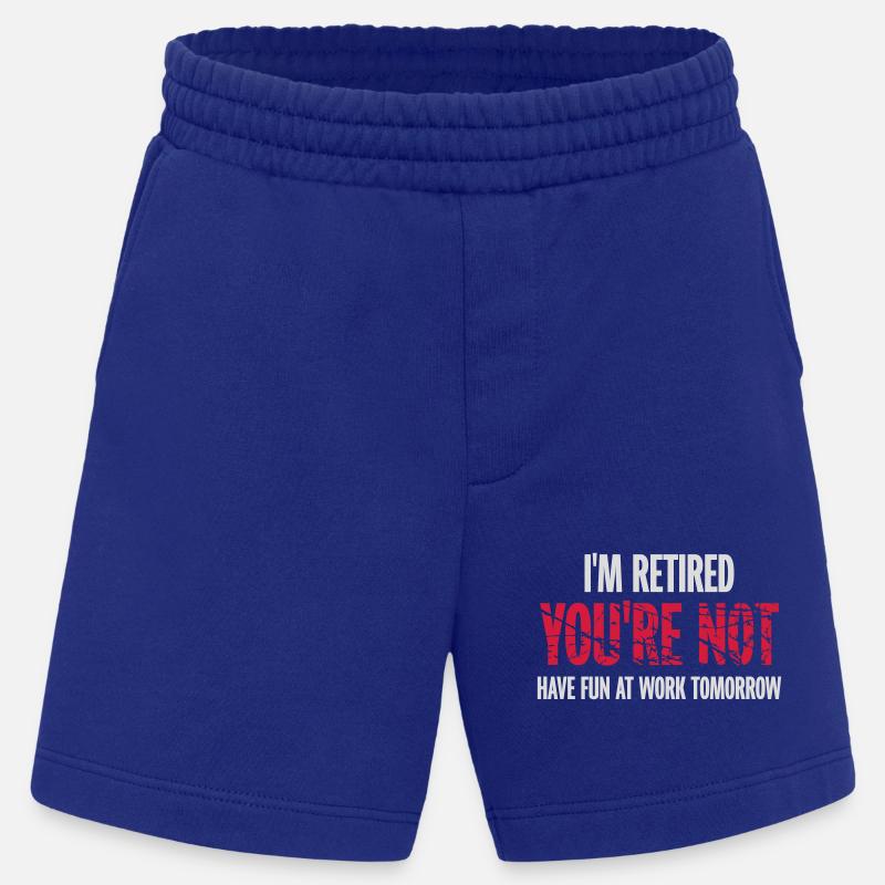 Amusez-vous au travail - Short bio épais fabriqué en UE - Iconic Blue