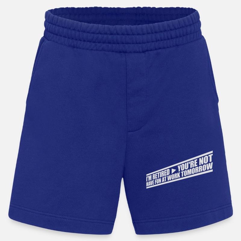 have fun at work - Heavyweight Shorts - made by SPREAD  - Iconic Blue