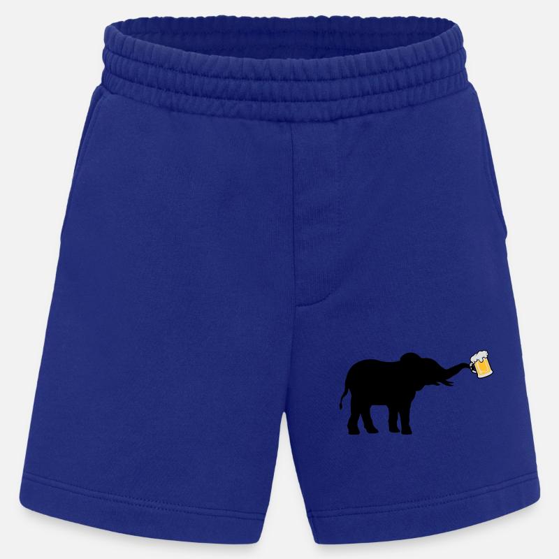 Bier Krug Elefant cool - Heavyweight Shorts - made by SPREAD  - Iconic Blue