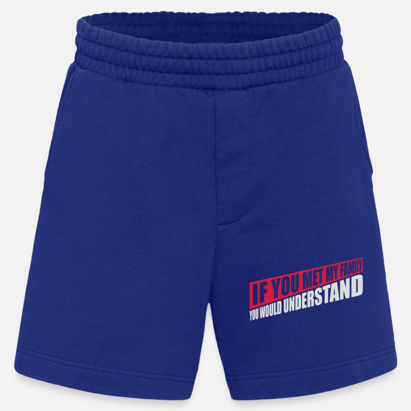 you would understand Zitat - Heavyweight Shorts - made by SPREAD  - Iconic Blue