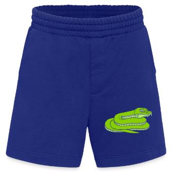 Design gefährliche böse Schlange - Heavyweight Shorts - made by SPREAD  - Iconic Blue - Vorne