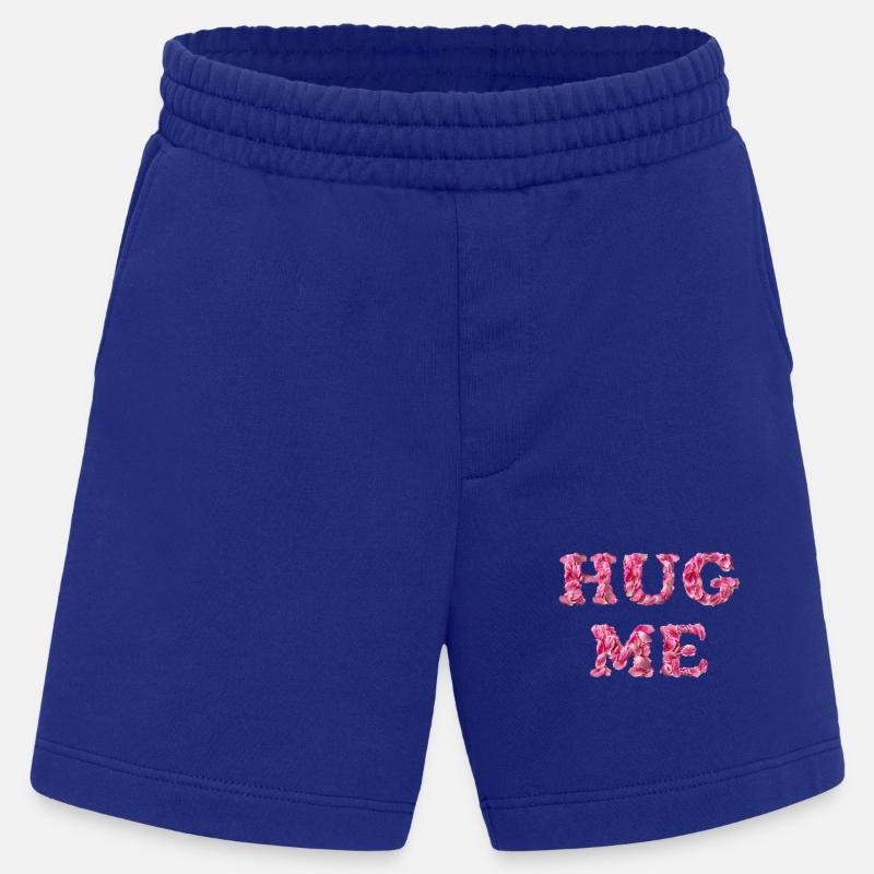 Hug Me mit Rosenblättern - Heavyweight Shorts - made by SPREAD - Iconic Blue