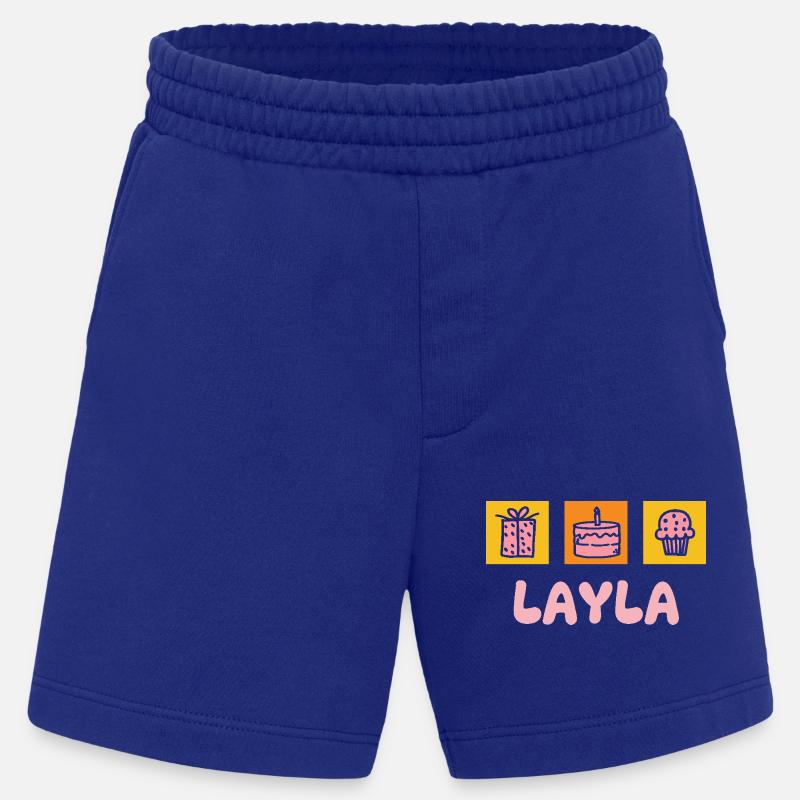 Layla as a given name - Heavyweight Shorts - made by SPREAD  - Iconic Blue