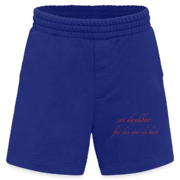 sei dankbar - Heavyweight Shorts - made by SPREAD  - Iconic Blue - Vorne