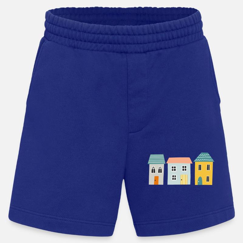 Häuser - Heavyweight Shorts - made by SPREAD  - Iconic Blue