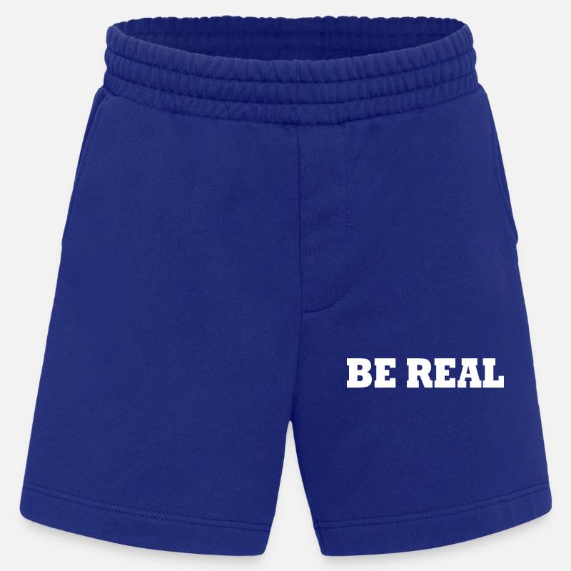 Be real - Heavyweight Shorts - made by SPREAD  - Iconic Blue