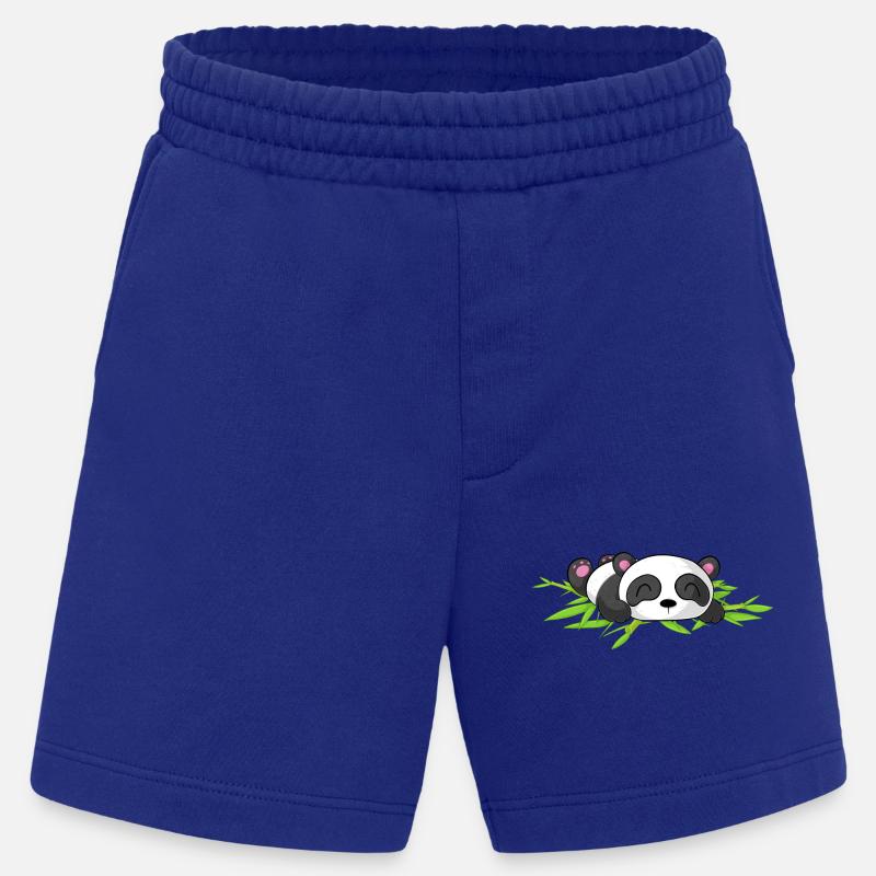 Sleeping Comic Panda - Short bio épais fabriqué en UE - Iconic Blue