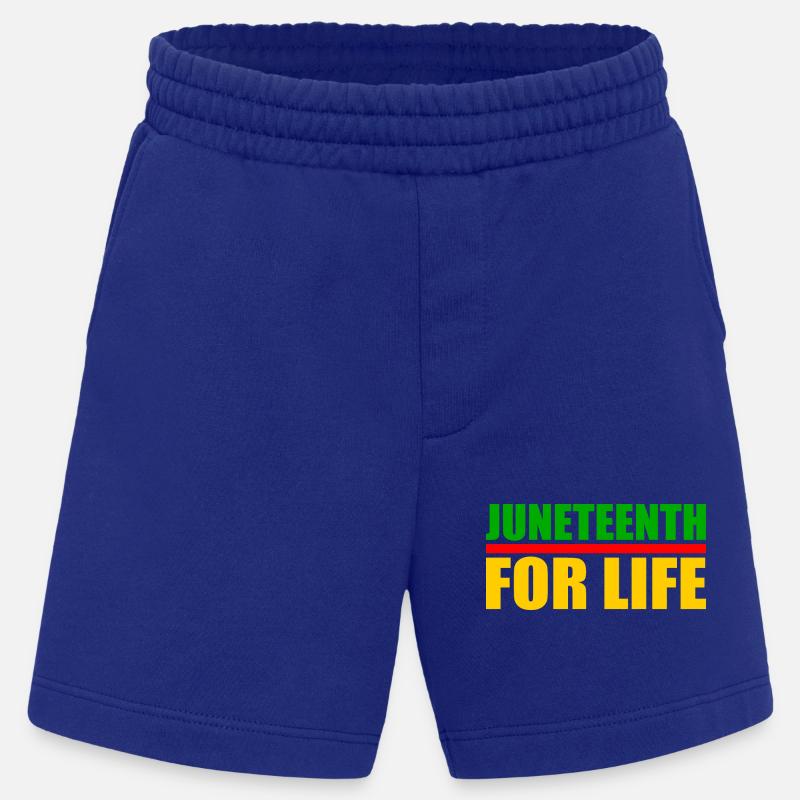 juneteenth - Short bio épais fabriqué en UE - Iconic Blue