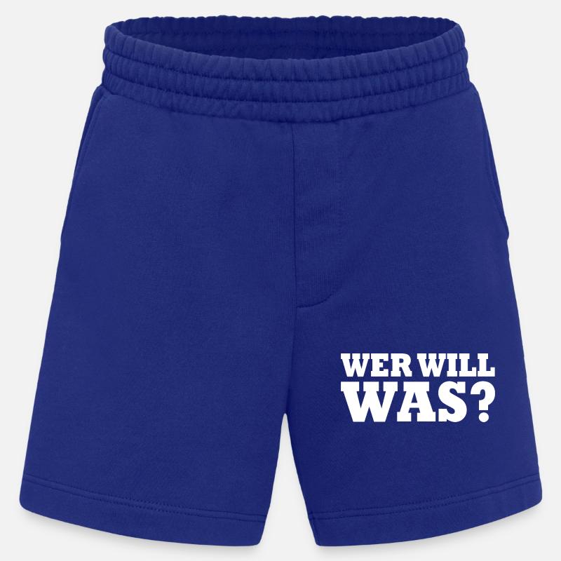 Wer will was - Heavyweight Shorts - made by SPREAD - Iconic Blue