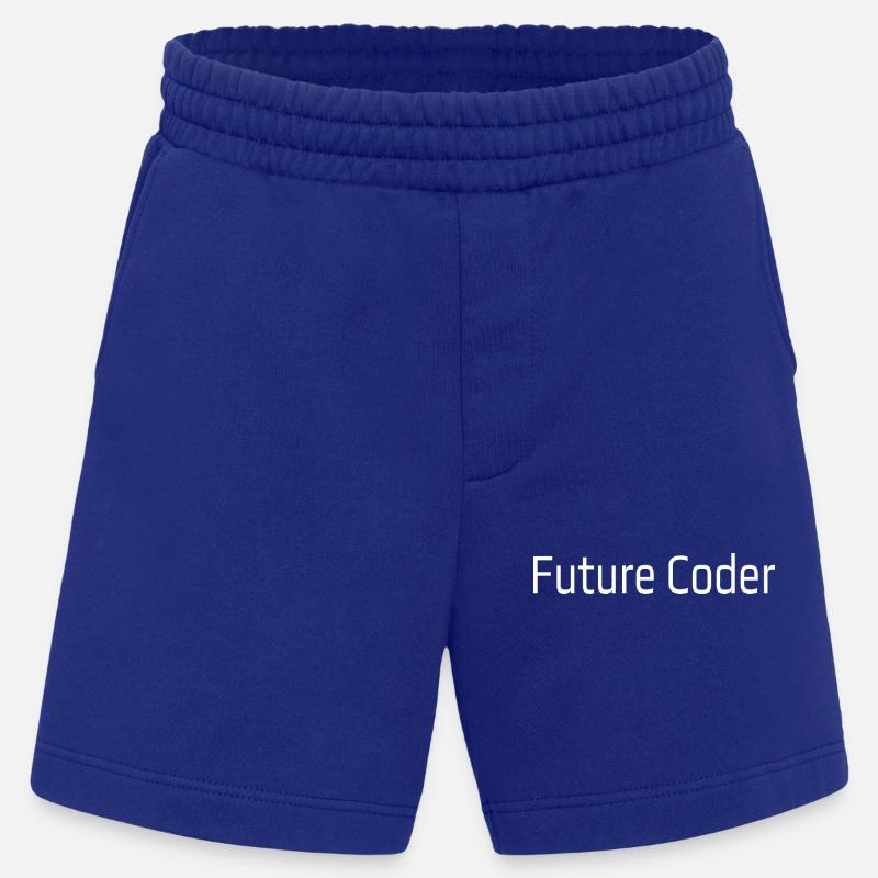Future Coder - Heavyweight Shorts - made by SPREAD  - Iconic Blue