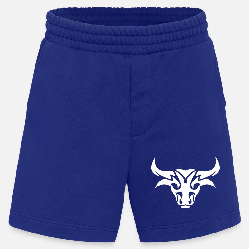 Bull design - Heavyweight Shorts - made by SPREAD  - Iconic Blue