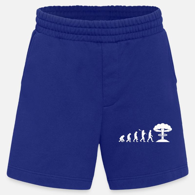 Evolution Nuclear Bomb - Heavyweight Shorts - made by SPREAD - Iconic Blue