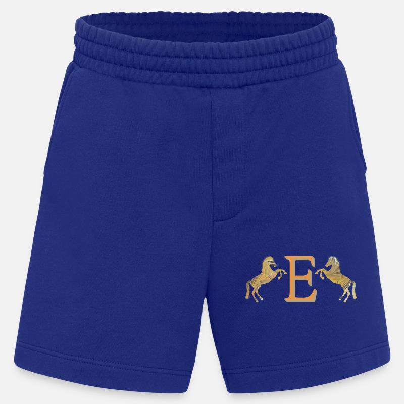horses e 113 e - Heavyweight Shorts - made by SPREAD  - Iconic Blue