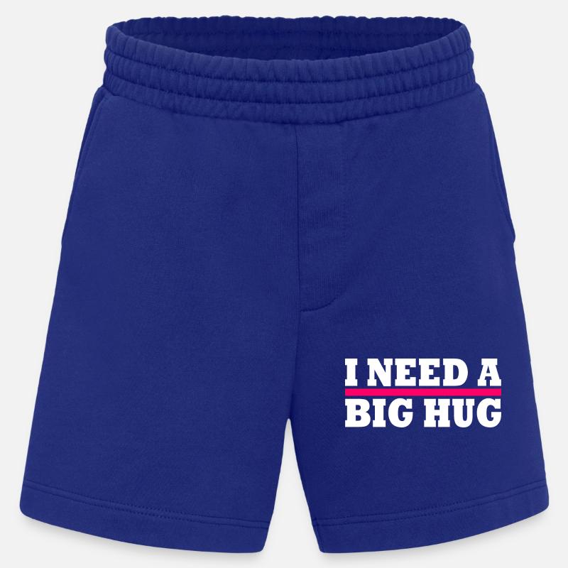 I need a big hug - Short bio épais fabriqué en UE - Iconic Blue