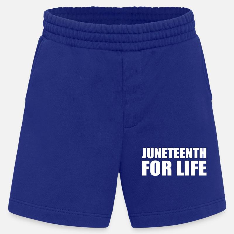 juneteenth - Short bio épais fabriqué en UE - Iconic Blue
