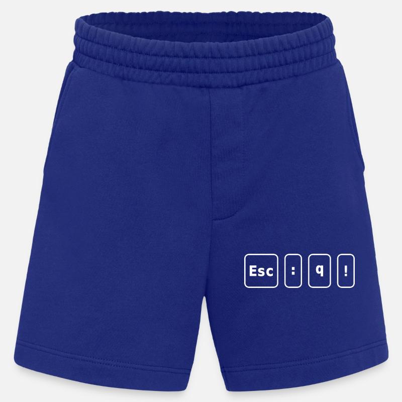 Vim-Escape-Code - Heavyweight Shorts - made by SPREAD  - Iconic Blue