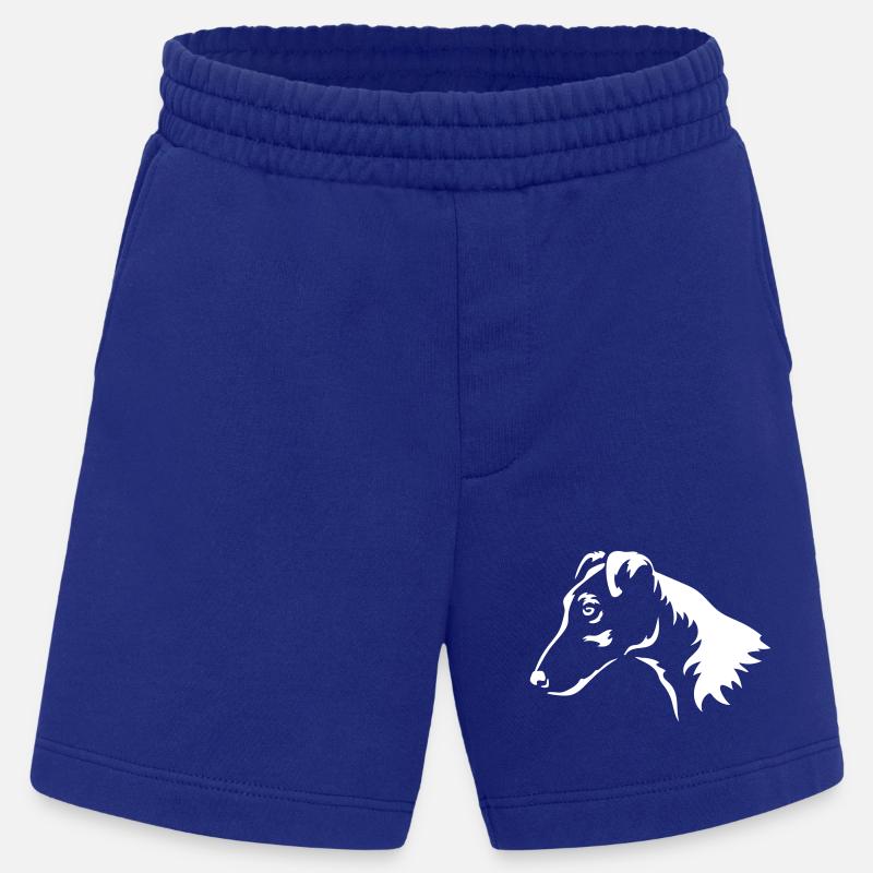 Foxterrier Kopf "Black Edition" - Heavyweight Shorts - made by SPREAD  - Iconic Blue