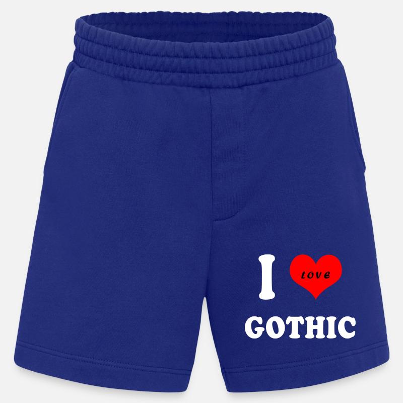 Ich liebe Gothic - Heavyweight Shorts - made by SPREAD  - Iconic Blue