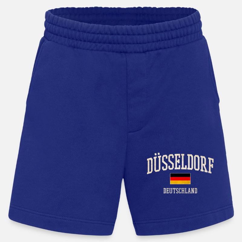 Drapeau de Düsseldorf - Short bio épais fabriqué en UE - Iconic Blue