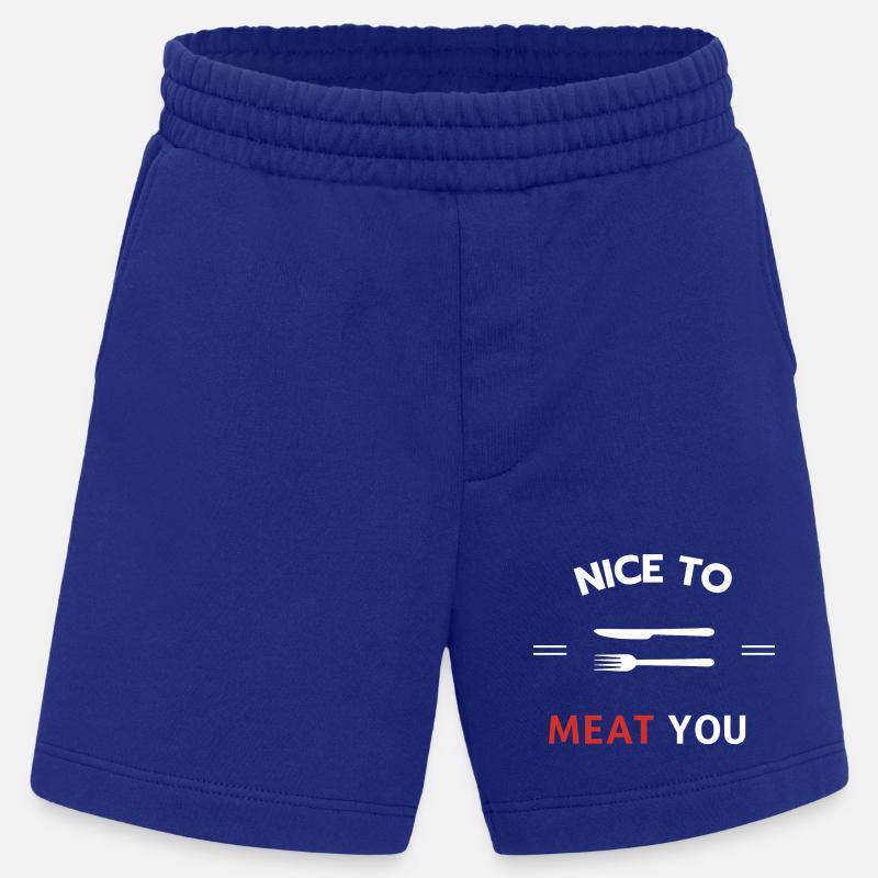 Schön, dich zu fleischen - Heavyweight Shorts - made by SPREAD  - Iconic Blue