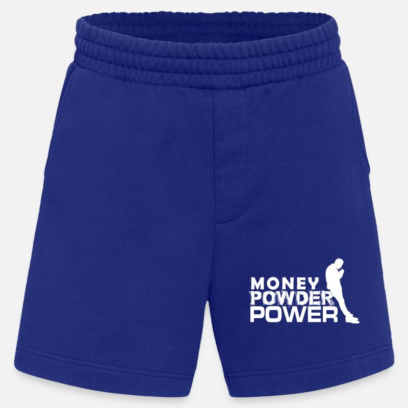 MPP blanc - Short bio épais fabriqué en UE - Iconic Blue