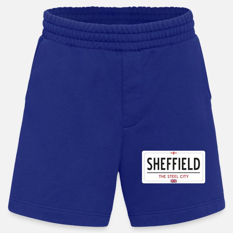 Ortsschild Sheffield - Heavyweight Shorts - made by SPREAD - Iconic Blue