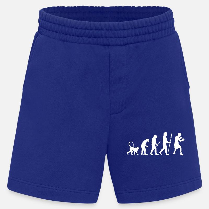 Évolution de la boxe - Short bio épais fabriqué en UE - Iconic Blue