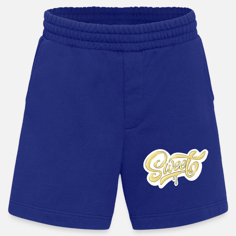 Süßes Schrift-Typografie-Design - Heavyweight Shorts - made by SPREAD  - Iconic Blue