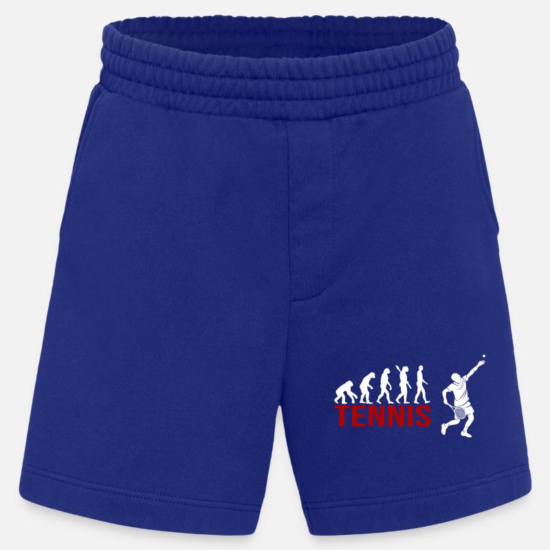 Evolution Tennis - Heavyweight Shorts - made by SPREAD  - Iconic Blue