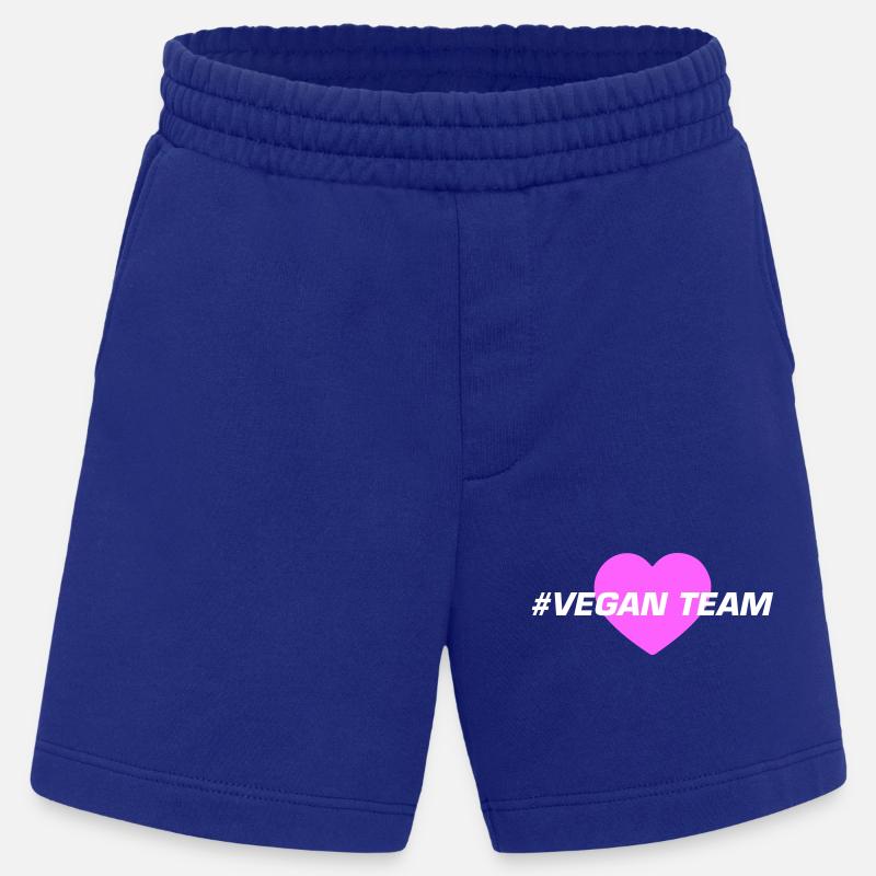 Vegan Team Herz - Heavyweight Shorts - made by SPREAD  - Iconic Blue