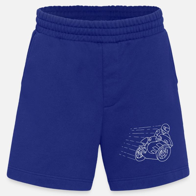 Das Gespenst des Bikers - Heavyweight Shorts - made by SPREAD - Iconic Blue