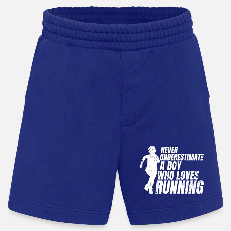 Lustiger Läufer Junge - Heavyweight Shorts - made by SPREAD  - Iconic Blue