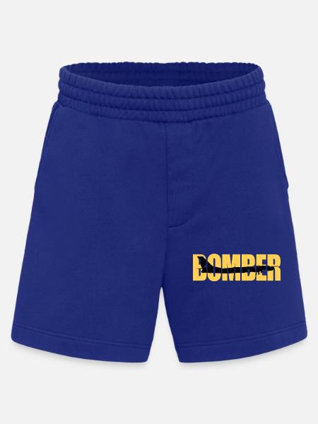Bomber Tu-95 - Heavyweight Shorts - made by SPREAD - Iconic Blue