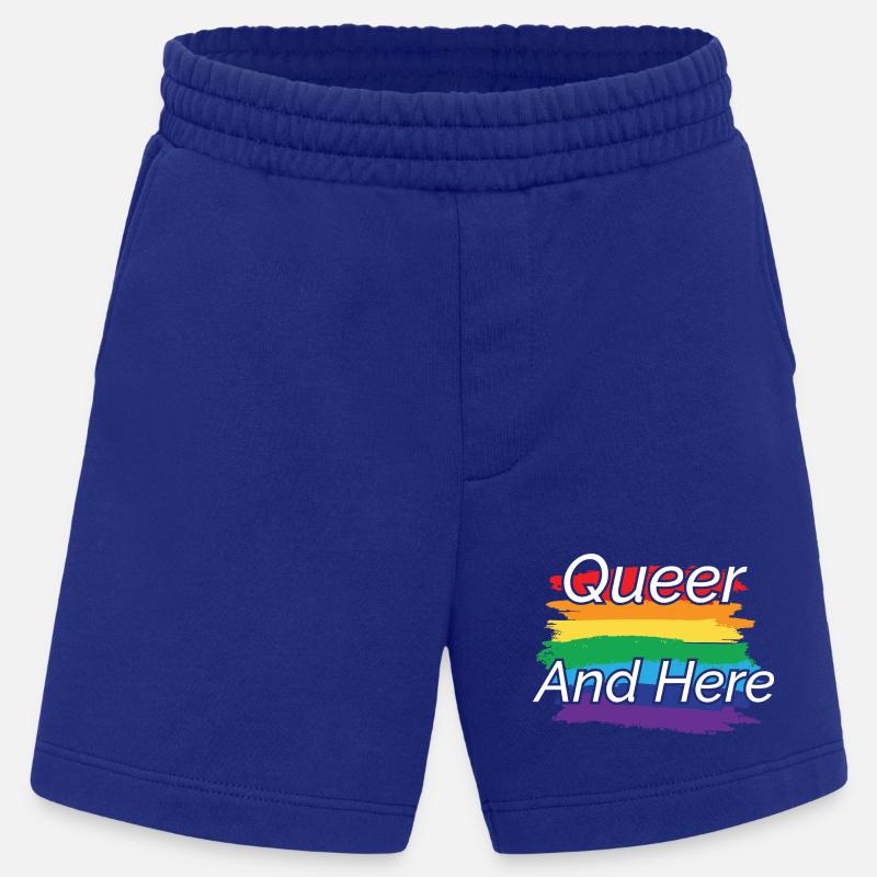 Queer Pride Regenbogen Design - Heavyweight Shorts - made by SPREAD - Iconic Blue