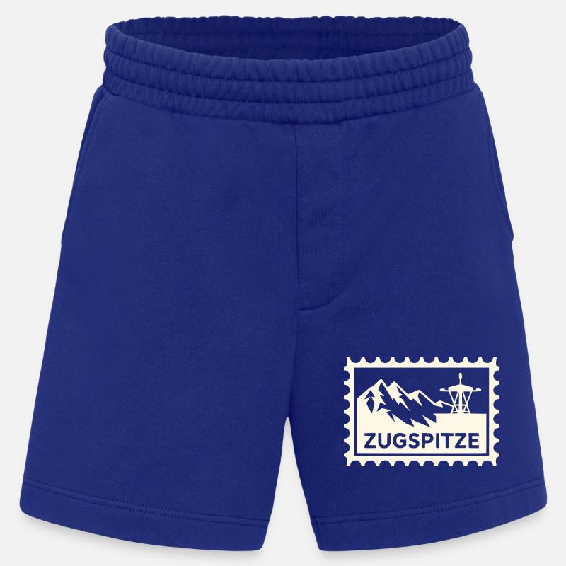 Mountain peak with cable car design - Heavyweight Shorts - made by SPREAD  - Iconic Blue