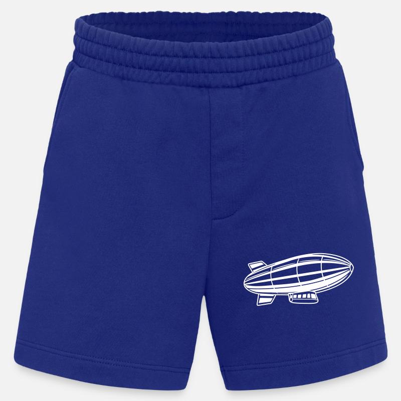 Luftschiff Silhouette Zeppelin - Heavyweight Shorts - made by SPREAD  - Iconic Blue