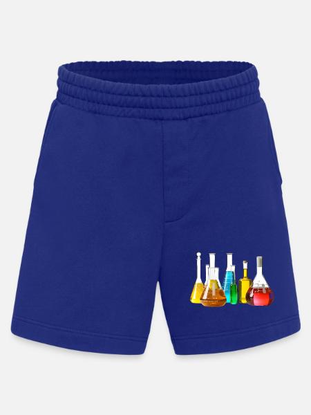 Bunte Laborgläser Kollektion - Heavyweight Shorts - made by SPREAD  - Iconic Blue