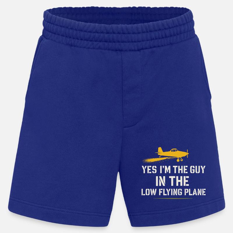 Ländliche Luftfahrt Landwirtschaft Pilotgeschenk - Heavyweight Shorts - made by SPREAD - Iconic Blue
