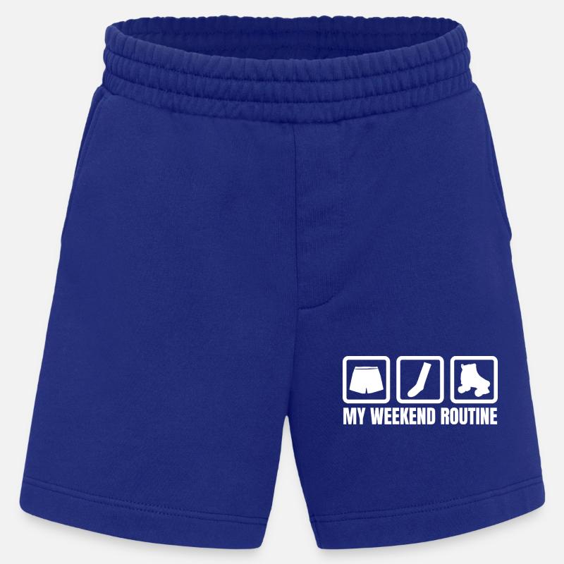 Ma routine du week-end - Short bio épais fabriqué en UE - Iconic Blue