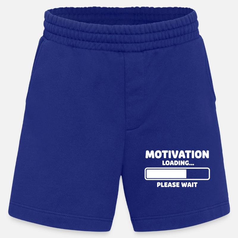Motivation Loading Humor Design - Heavyweight Shorts - made by SPREAD  - Iconic Blue