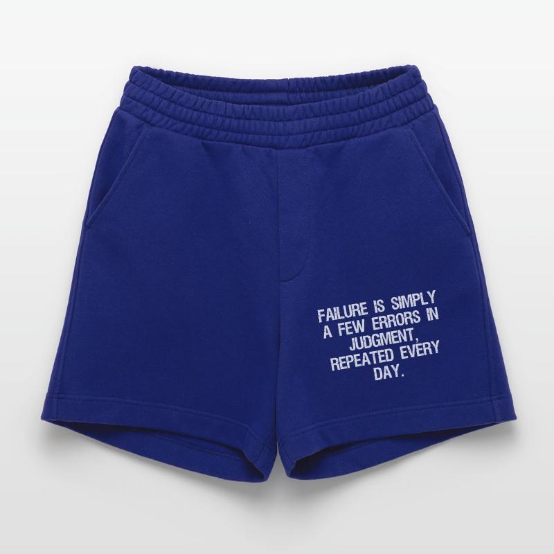 failure is simply a few errors in judgment Heavyweight Shorts - made by SPREAD 